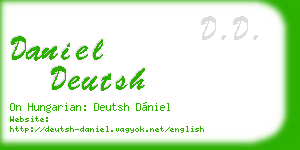 daniel deutsh business card